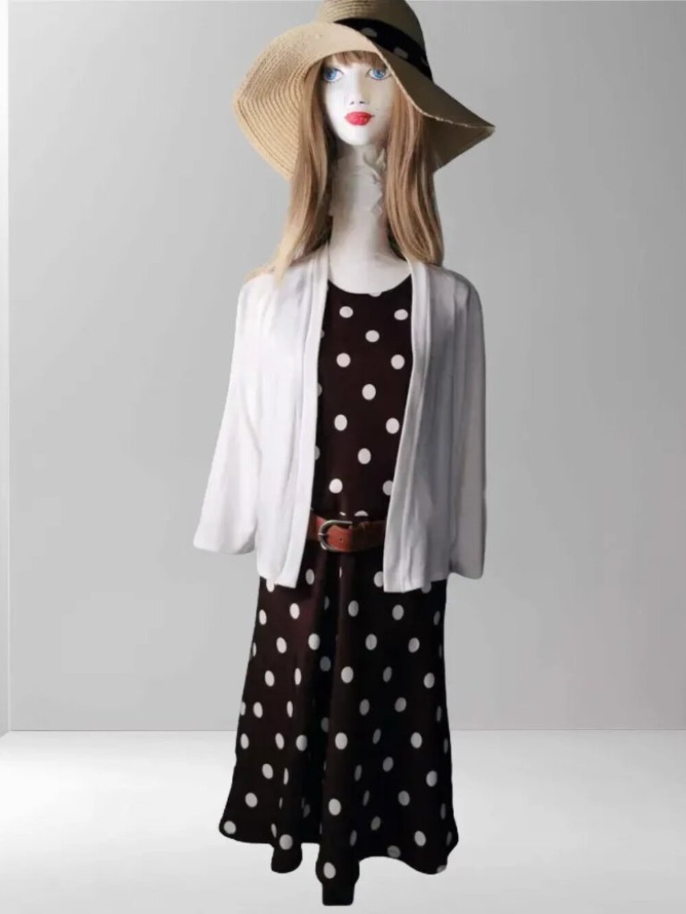 Pretty Woman 4 Piece Collection 14P* Dress, Cardigan, Belt, Hat